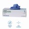 Boardwalk 380 Series, Disposable Gloves, 4 mil Palm, Nitrile, Powder-Free, XL, 100 PK, Blue 380XLBXA - alternate 3